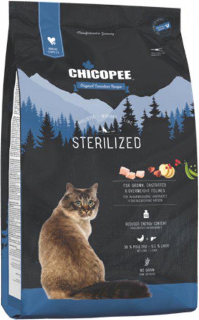 Корм сухий для котів Chicopee HNL Cat Sterilized 8 кг (018166)