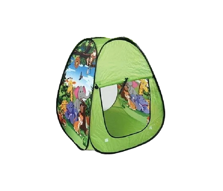 Намет дитячий Series Tent Тваринки шторка на липучках Green (137602)