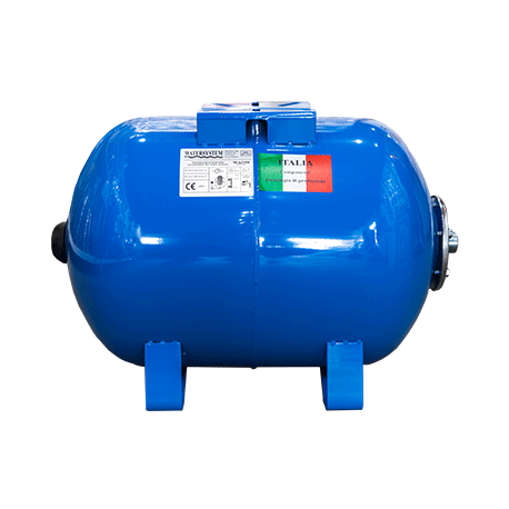 Гидроаккумулятор горизонтальный стальной Watersystem 24 л (20709965)
