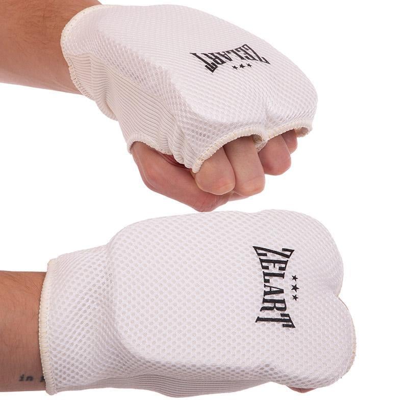 Перчатки для каратэ Zelart ZB-6128 M Белый (37363010)