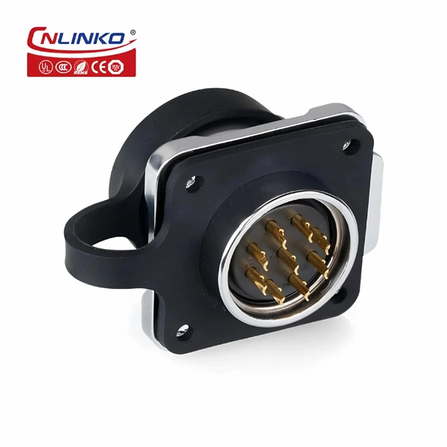 Герметичная розетка Cnlinko LP-20-J09SX-03-401 9 pin 5A 250V (57035) - фото 3 Герметичная розетка Cnlinko LP-20-J09SX-03-401 9 pin 5A 250V (57035) - фото 3