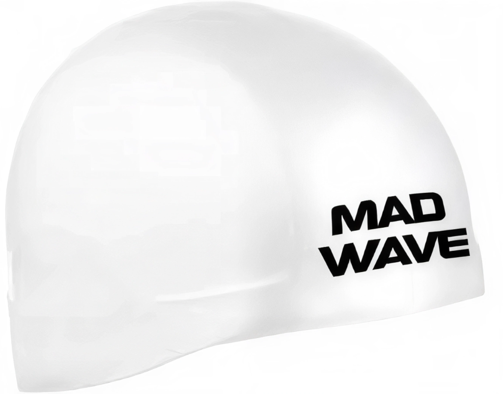 Шапочка для плавания Mad Wave R-CAP M053115 силикон S Белый (6936116102505) Шапочка для плавания Mad Wave R-CAP M053115 силикон S Белый (6936116102505)