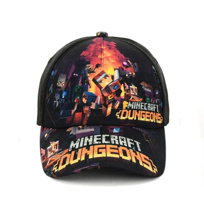 Кепка детская Minecraft Dungeons с ярким принтом