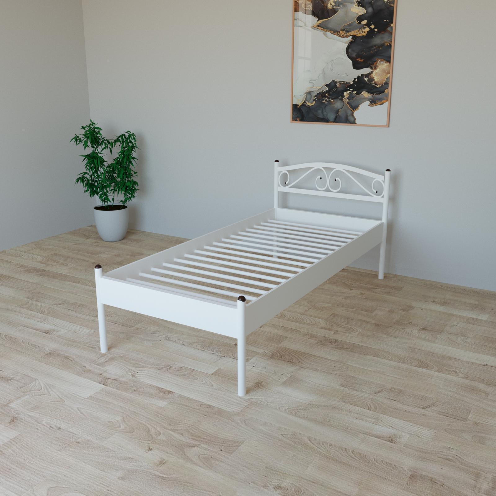 Ліжко односпальне Верона-1 металеве 900х2000 мм (1110009) - фото 3 Ліжко односпальне Верона-1 металеве 900х2000 мм (1110009) - фото 3