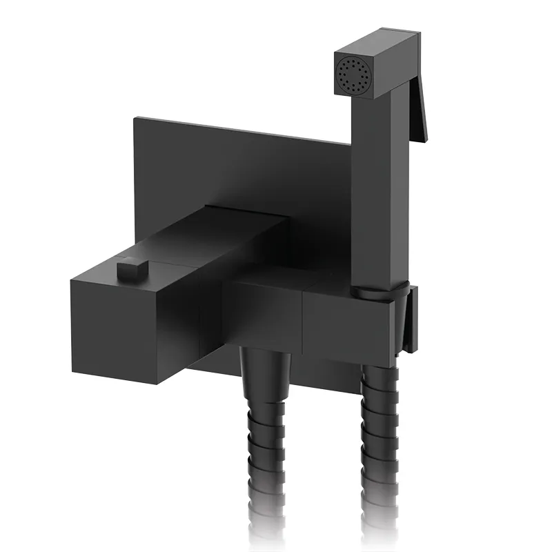 Смеситель термостатический для биде KOER KB-24011-05 встроенный Черный (KR4735)