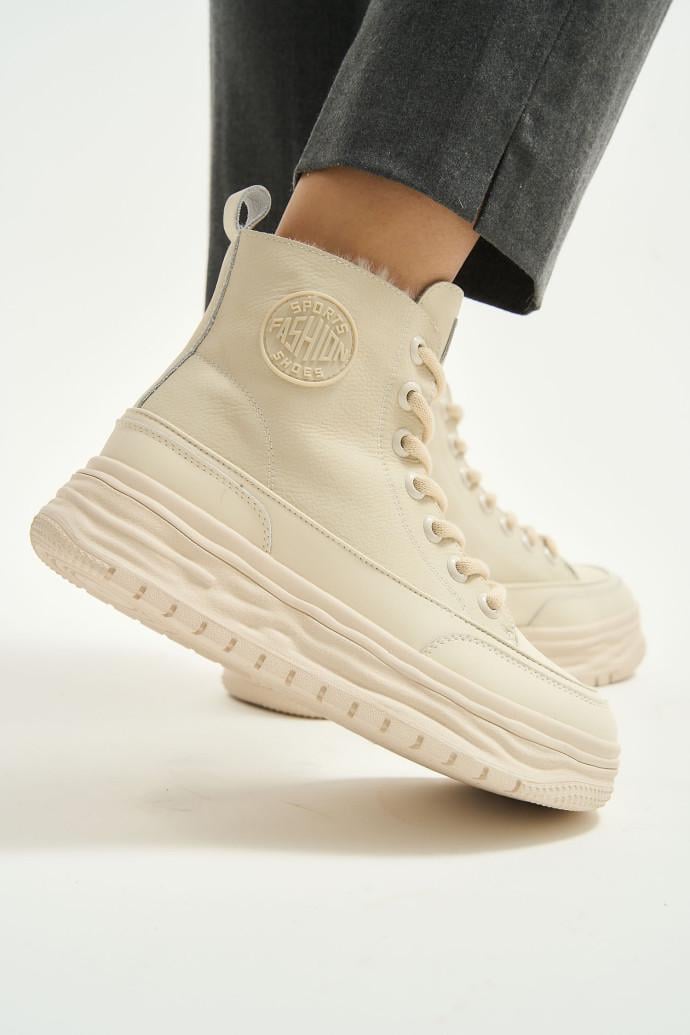 Ботинки женские LONZA р. 37 Молочный (179509)