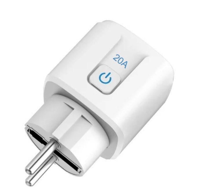 Розумна розетка Tuya Smart Life WiFi з моніторингом електроенергії 20A (AWN-00124) Розумна розетка Tuya Smart Life WiFi з моніторингом електроенергії 20A (AWN-00124)