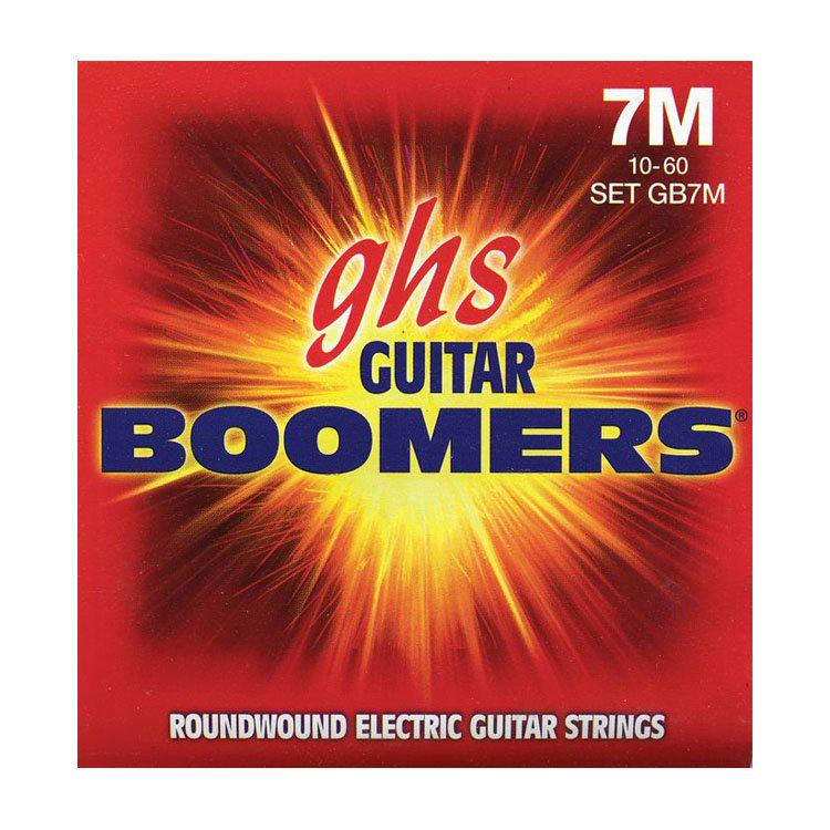 Струны для электрогитары GHS Boomers GB7M 10-60 (117293)