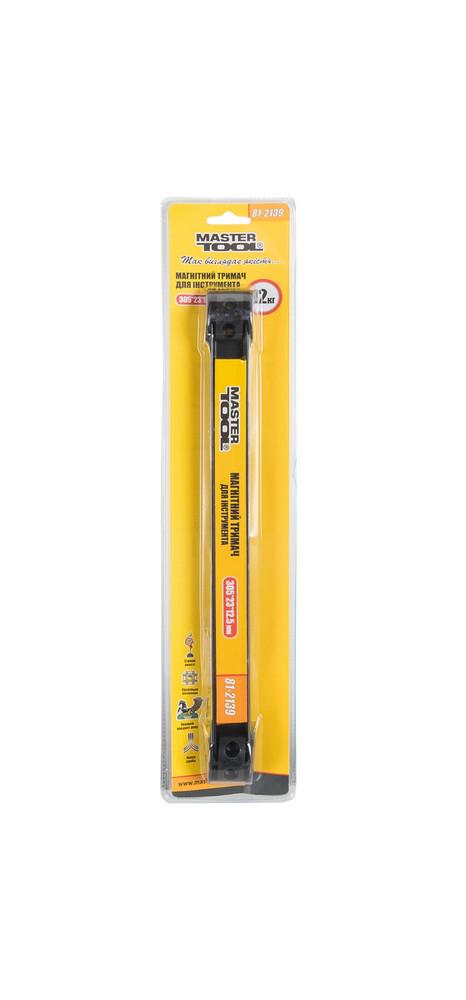 Держатель магнитный для инструмента Mastertool 12 кг 305х23х12,5 мм (81-2139) - фото 2