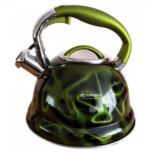 Чайник зі свистком Edenberg EB-1911 з турбо індукційним дном 3 л - фото 1 Чайник зі свистком Edenberg EB-1911 з турбо індукційним дном 3 л - фото 1