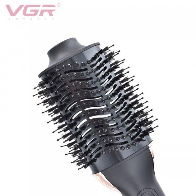 Фен-щітка для волосся VGR V492 професійний/іонний Чорний - фото 3 Фен-щітка для волосся VGR V492 професійний/іонний Чорний - фото 3