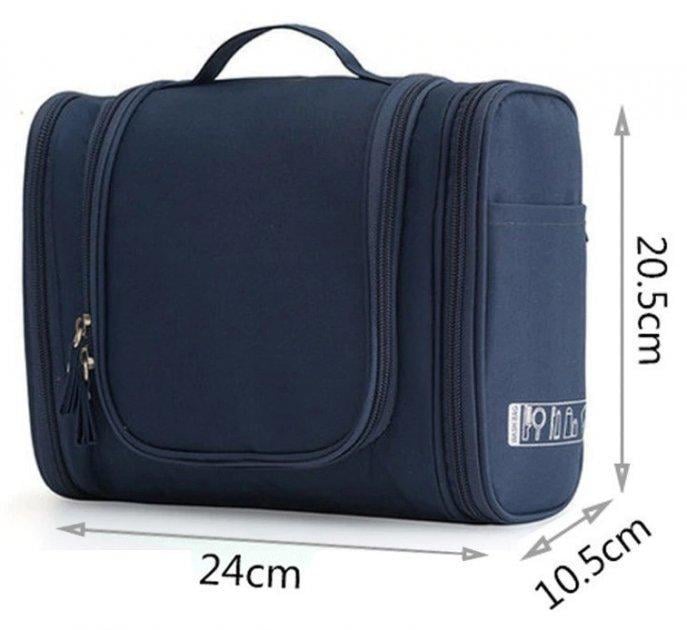 Органайзер дорожній підвісний розкладний Синій - фото 2 Органайзер дорожній підвісний розкладний Синій - фото 2