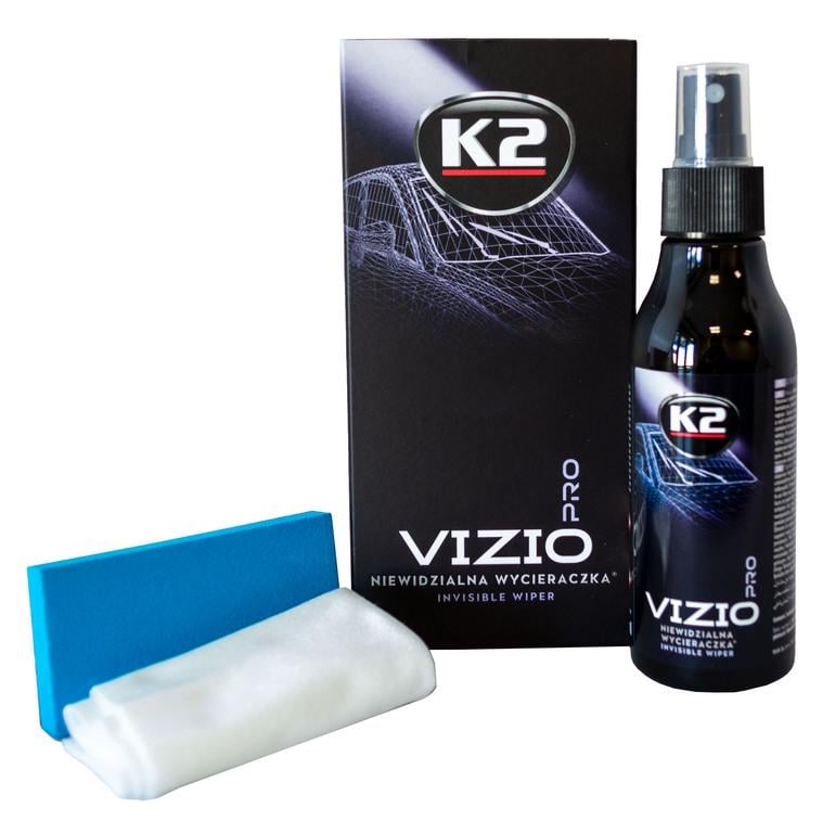 Антидождь K2 Vizio Pro гидрофобное покрытие для стекол 150 мл