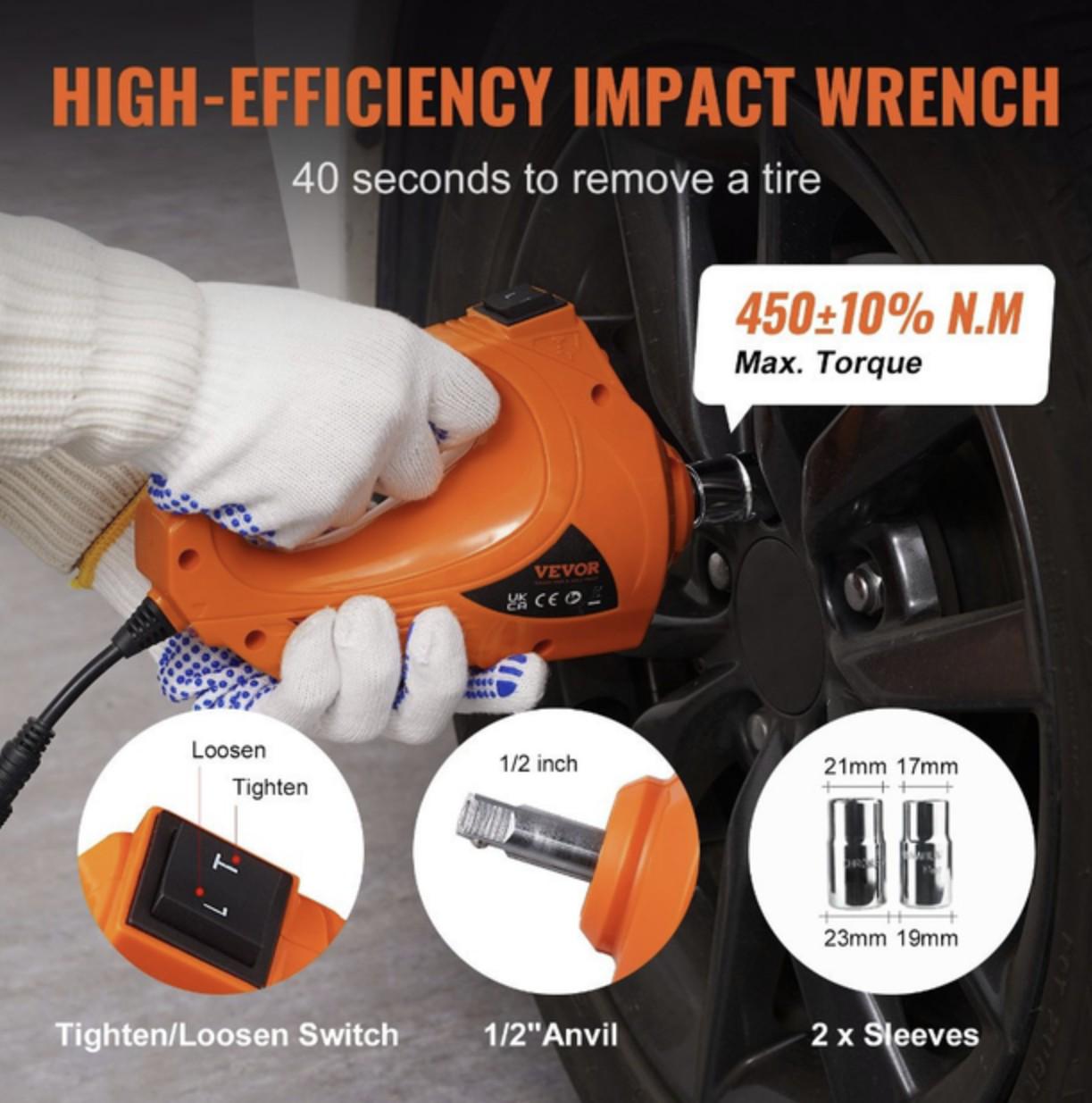 Домкрат електричний 3в1 з домкратом компресором та ліхтарем 12V 5Т 180W - фото 3