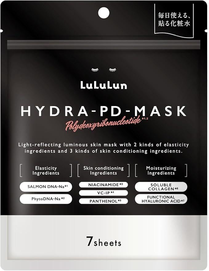 Маска омолаживающая LuLuLun тканевая с PDRN комплексом 7 шт.