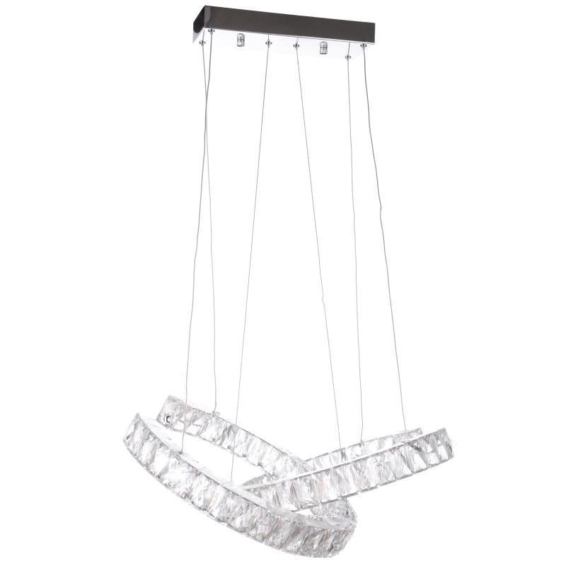 Люстра подвесная хрустальная Brille LED 42W WW+NW+CW CH BL-365S/2 22-614