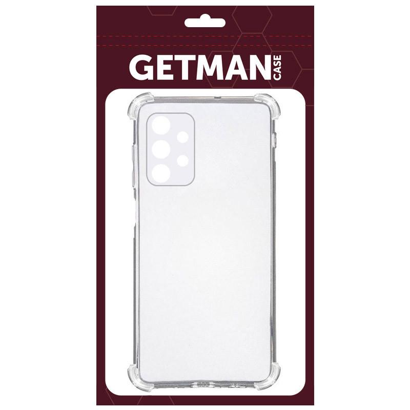 Противоударный TPU чехол GETMAN Ease logo усиленные углы Full Camera для Samsung Galaxy A33 5G Бесцветный (прозрачный) - фото 2