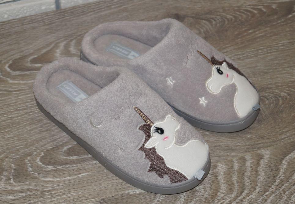 Тапочки комнатные Jomix р. 36 23 см Серый (30578-36)