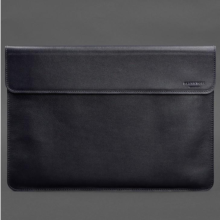 Чехол-конверт кожаный на магнитах для MacBook Pro 15" 2023 Темно-синий (A-028562) - фото 5 Чехол-конверт кожаный на магнитах для MacBook Pro 15" 2023 Темно-синий (A-028562) - фото 5