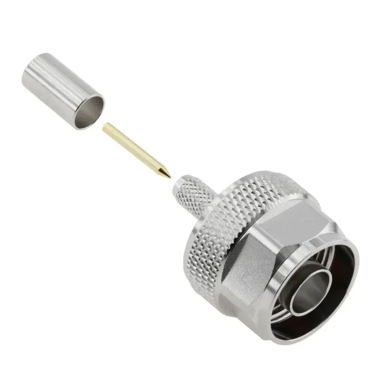 Коннектор N штекер male для коаксиальных кабелей RG-223/RG-142 1 шт. (000049092)