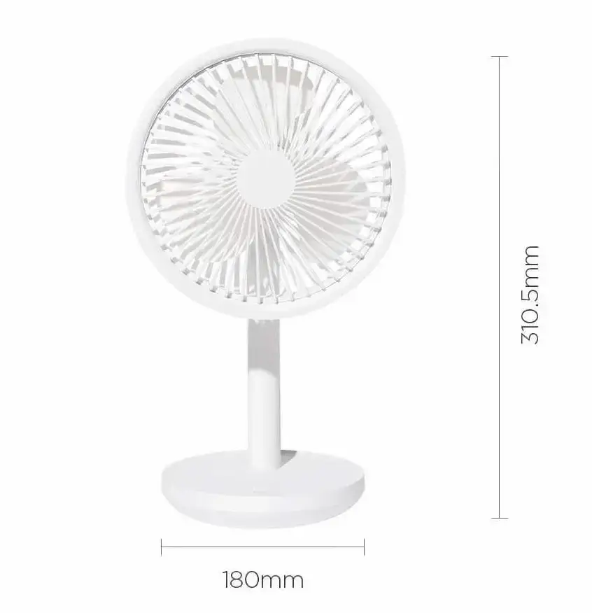 Вентилятор портативный Solove Stand Fan F5 White - фото 7