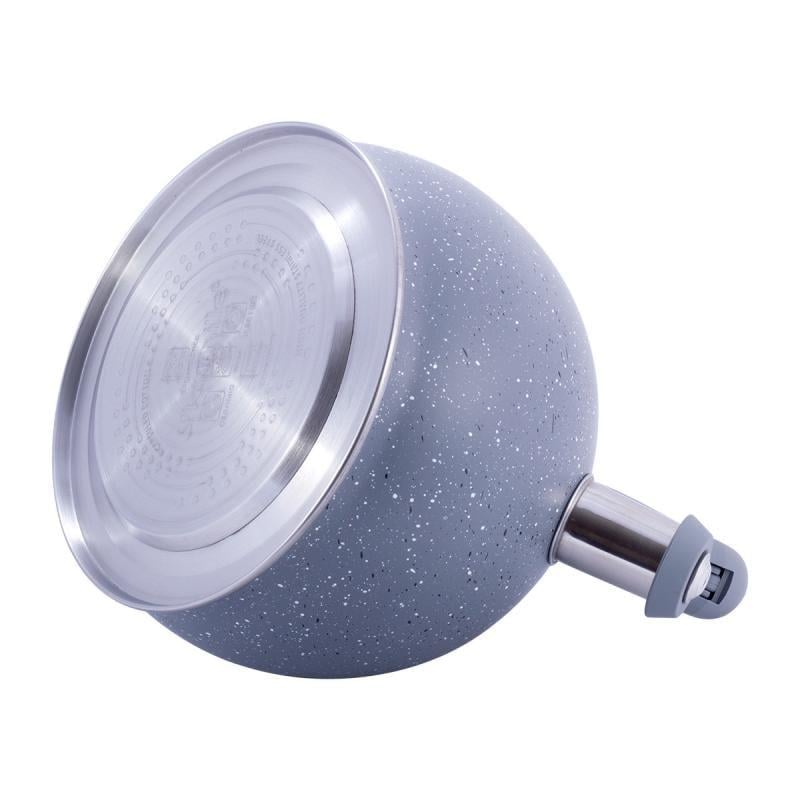 Чайник Kamille Whistling Kettle з нержавіючої сталі зі свистком 3 л Чорний - фото 4 Чайник Kamille Whistling Kettle з нержавіючої сталі зі свистком 3 л Чорний - фото 4