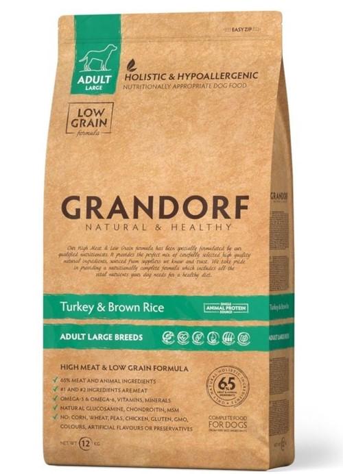 Сухой корм Grandorf Turkey&Brown Rice Large Breeds для взрослых собак больших пород с индейкой 12 кг (5404009517913) Сухой корм Grandorf Turkey&Brown Rice Large Breeds для взрослых собак больших пород с индейкой 12 кг (5404009517913)