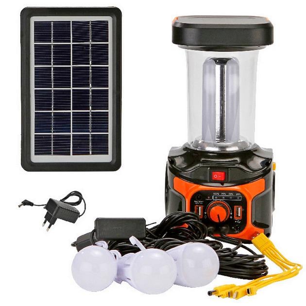 Фонарь-прожектор Gold Silver GS-906P на солнечной батареи 9000 mAh