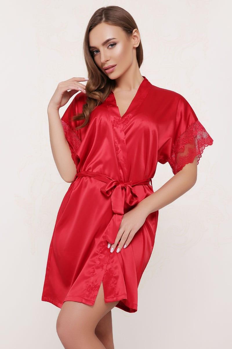 Халат Anabel Arto р. 48 XL Красный (32051/67524)