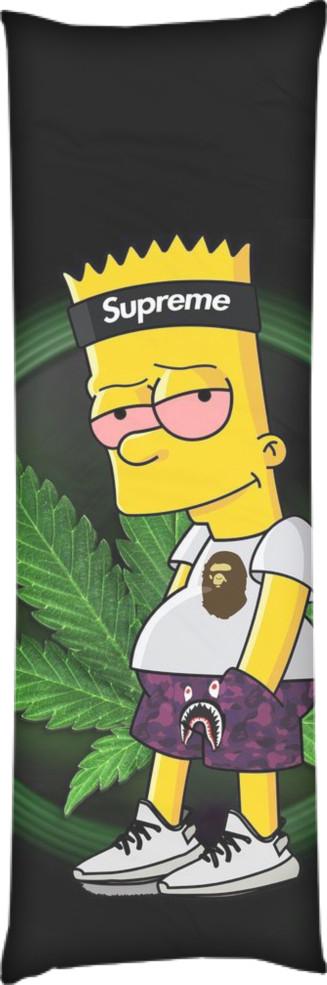 Подушка дакимакура Supreme Bart Simpson 60x180 см (14100279)
