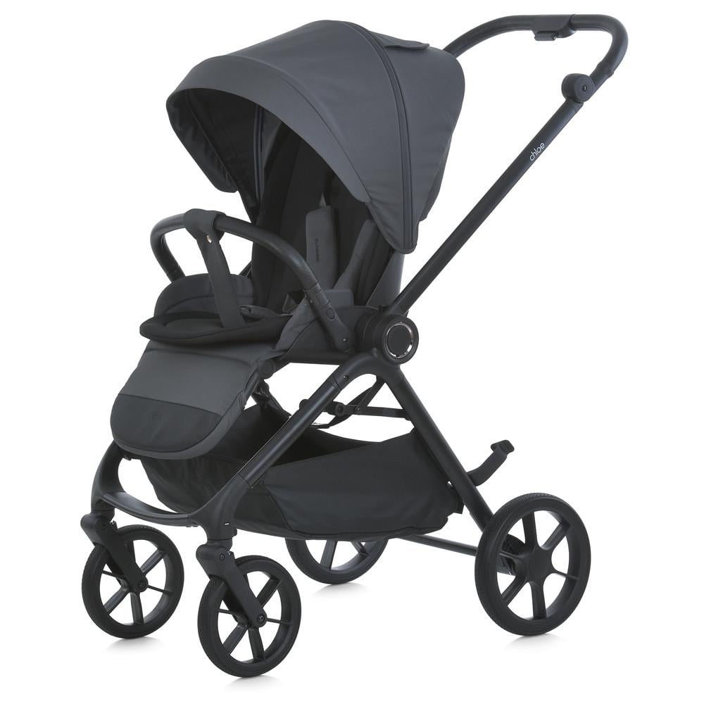 Коляска дитяча El Camino CHLOE Magnet Gray прогулянкова з чохлом на ніжки Темно-сірий (ME 1191)