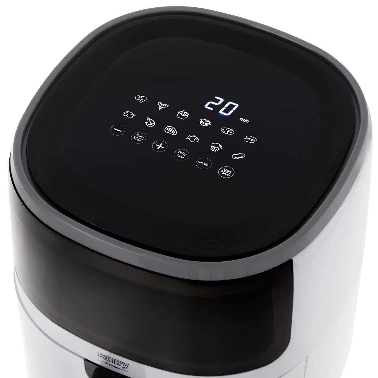 Аэрофритюрница Camry CR 6313 5 л 2000 Вт 12 программ LED-дисплей со смотровым окном Белый/Черный - фото 5 Аэрофритюрница Camry CR 6313 5 л 2000 Вт 12 программ LED-дисплей со смотровым окном Белый/Черный - фото 5