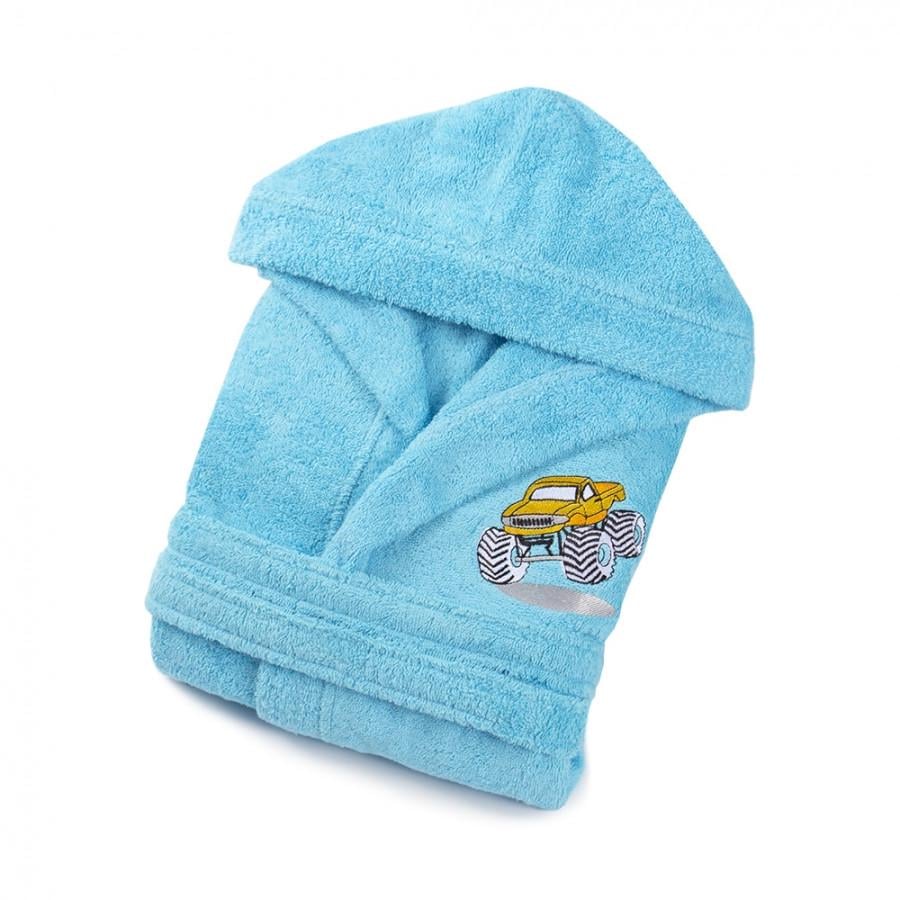 Халат детский Lotus Jeep 3-4 года Бирюзовый (svt-2000022262286) Халат детский Lotus Jeep 3-4 года Бирюзовый (svt-2000022262286)