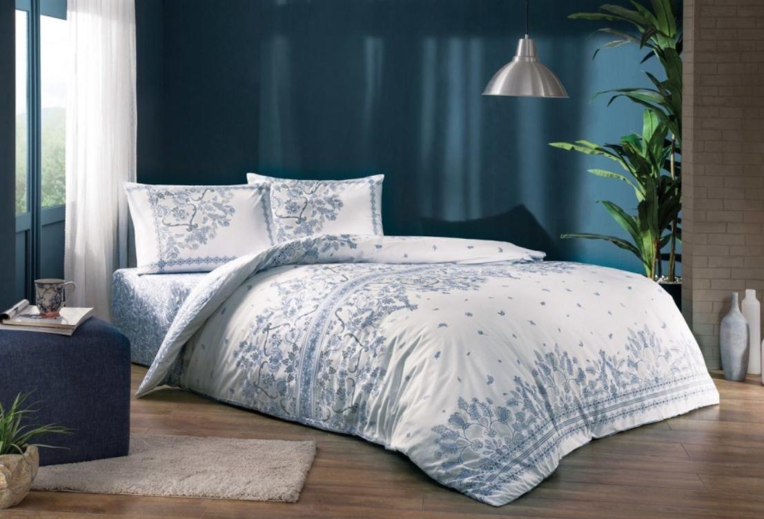 Постельное белье TАС Robin lila v01 Ранфорс Евро Фиолетовый