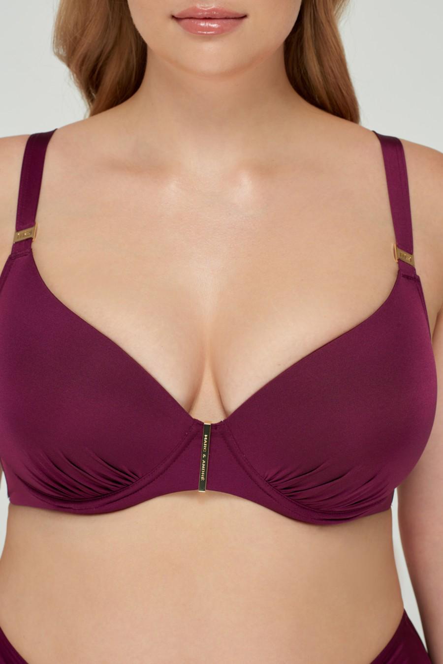 Верх купальника з ущільненою чашкою Marc&Andre 52C Фіолетовий (65059) - фото 5