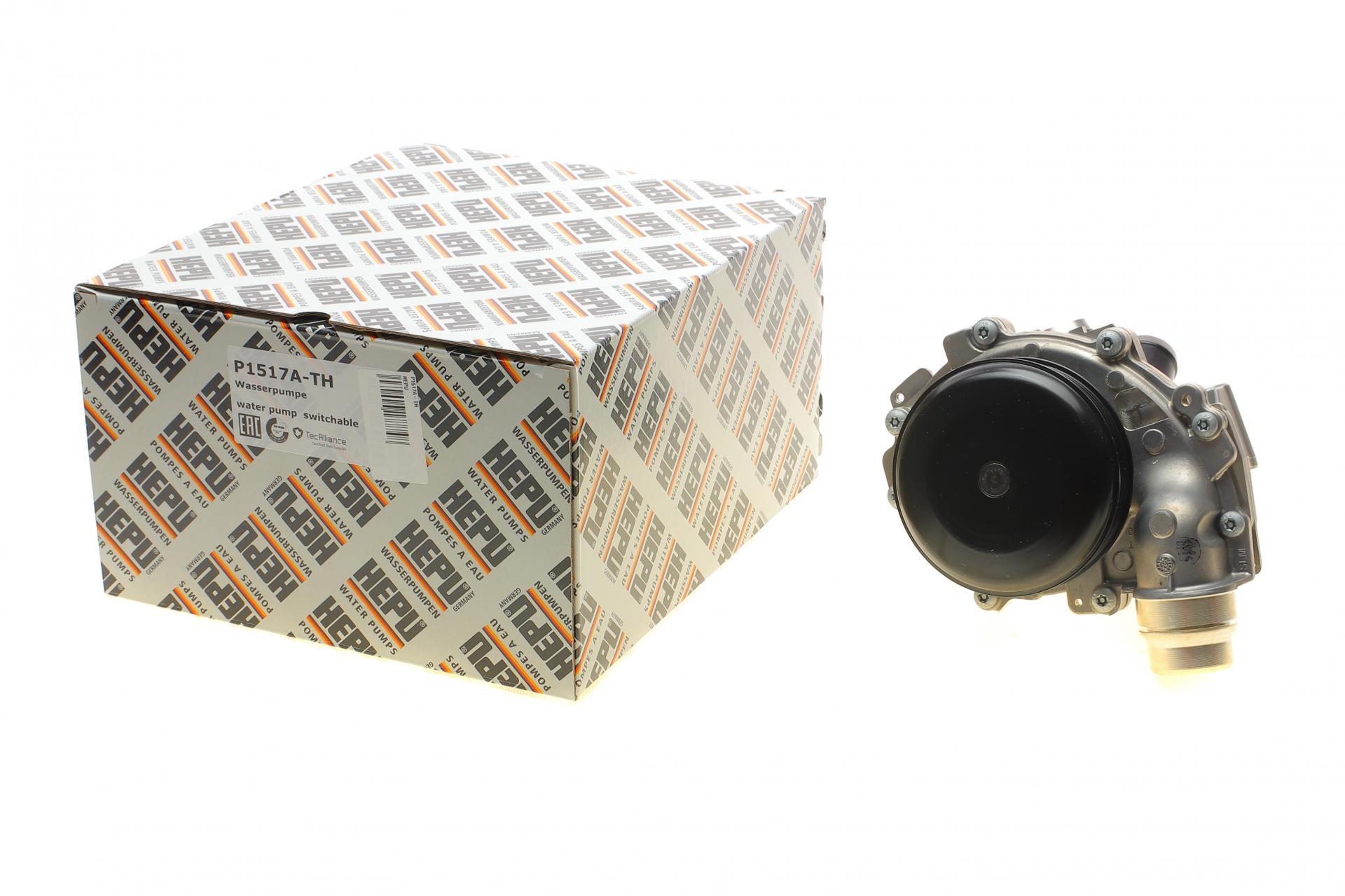 Помпа воды Hepu Mercedes A-class W176/B-class W246/W242 1.8/2.2CDI 11- управляется вакуумно и термостат P1517A-TH