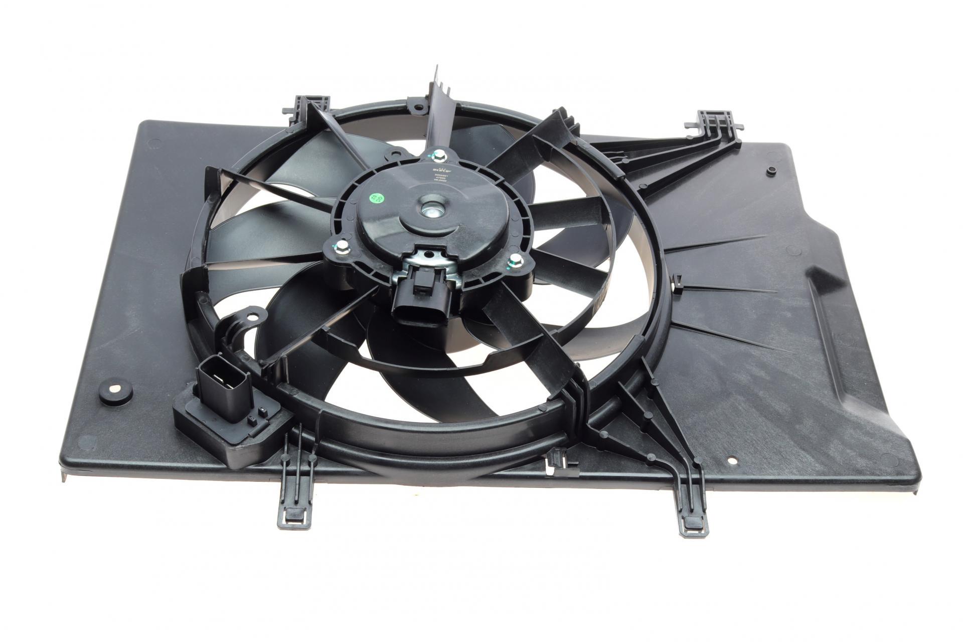 Вентилятор радіатора Ford B-Max 1,5TDCi 12-/Fiesta 1,2-1,6 08-/Ecosport 1,5TDCi 13- з дифузором (47650)