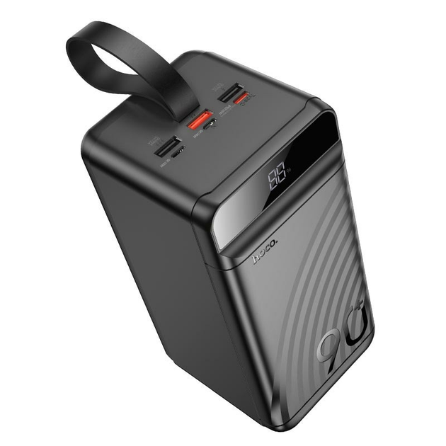 Портативна батарея HOCO J123D 90000 mAh Element power bank with digital display Чорний