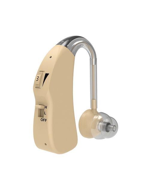 Підсилювач слуху VivaPhon J-966 акумуляторний завушний Бежевий