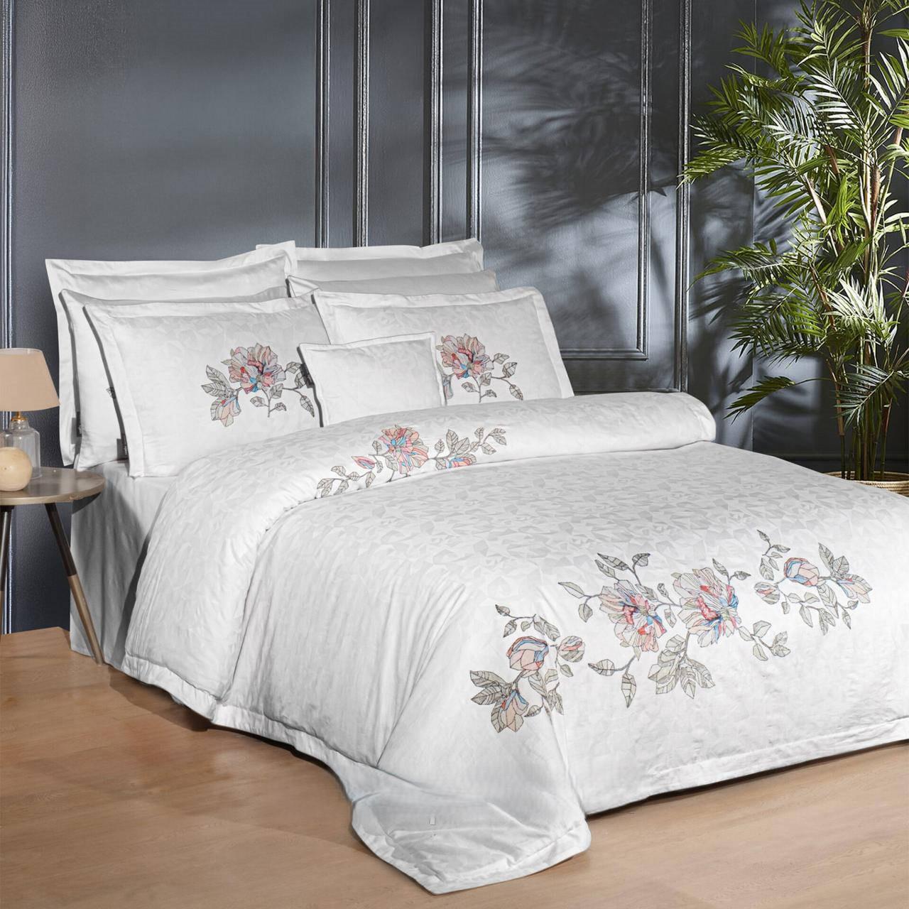 Комплект постельного белья Sarev Ilay жаккард сатин делюкс 300ТС евро (2000022283328)