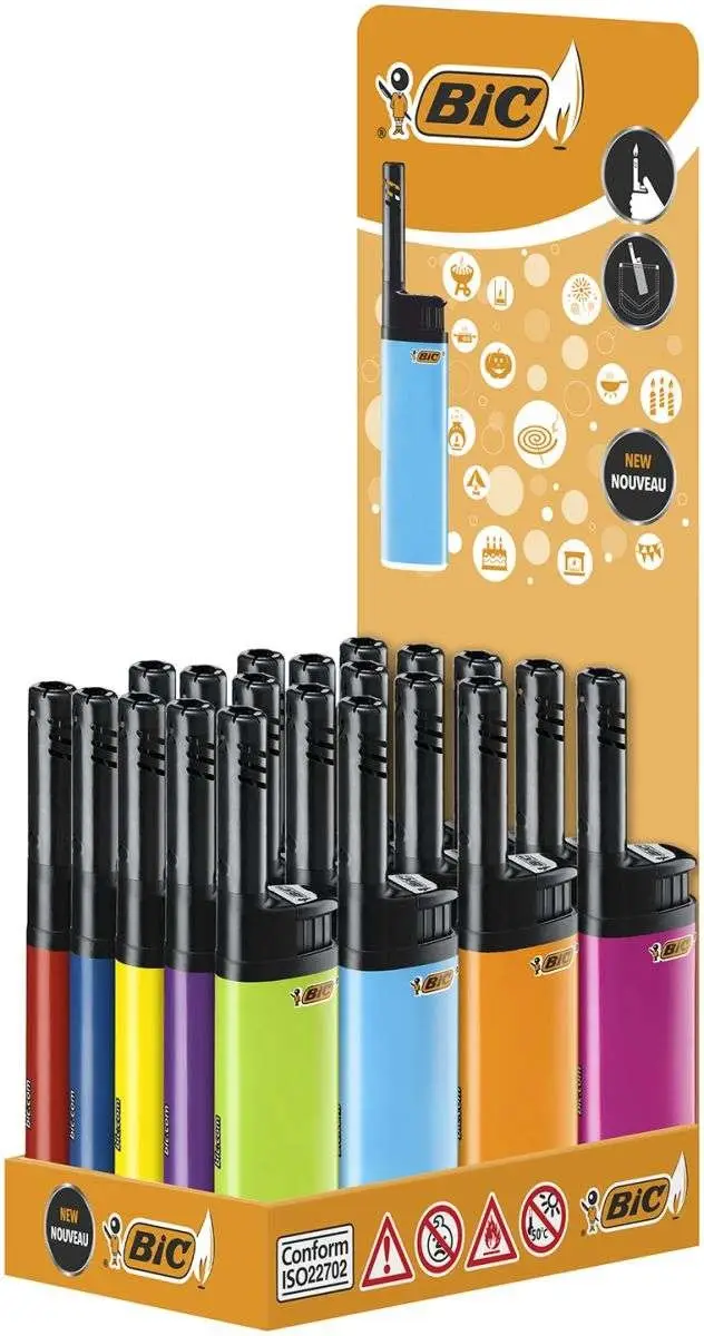 Зажигалка Bic EZ Rich мини бытовая 20 шт. (9800671)