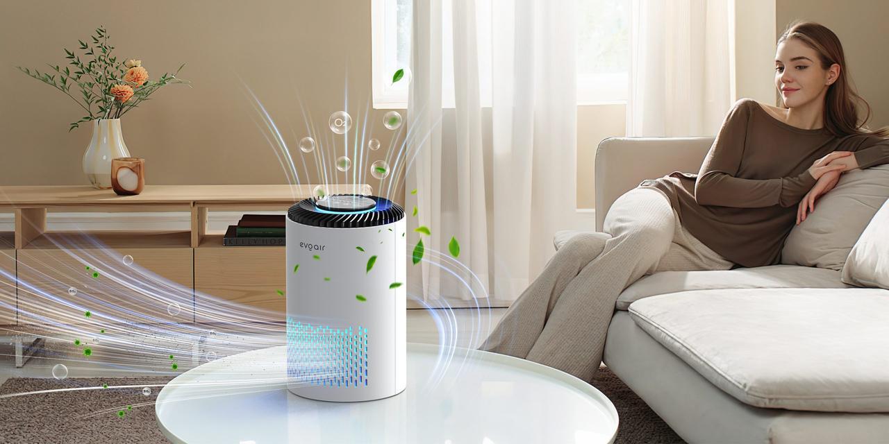 Очисник повітря EvoAir Zuno 3в1 фільтр HEPA активоване вугілля УФ-лампа 3 швидкості Білий - фото 7