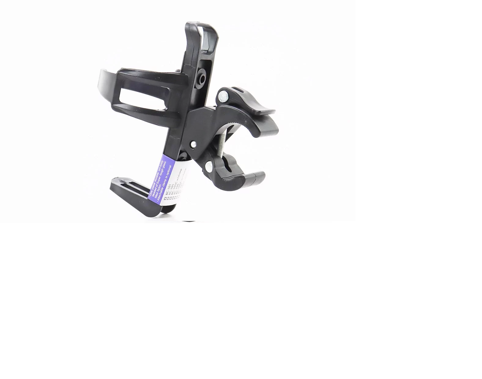 Фляготримач BC-105C пластиковий універсальний Чорний (409074) - фото 2