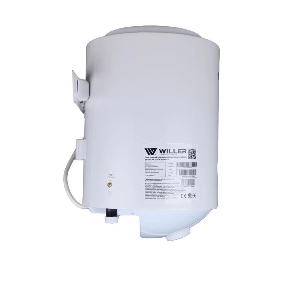Бойлер WILLER AEV-10R Palermo (972) - фото 4 Бойлер WILLER AEV-10R Palermo (972) - фото 4