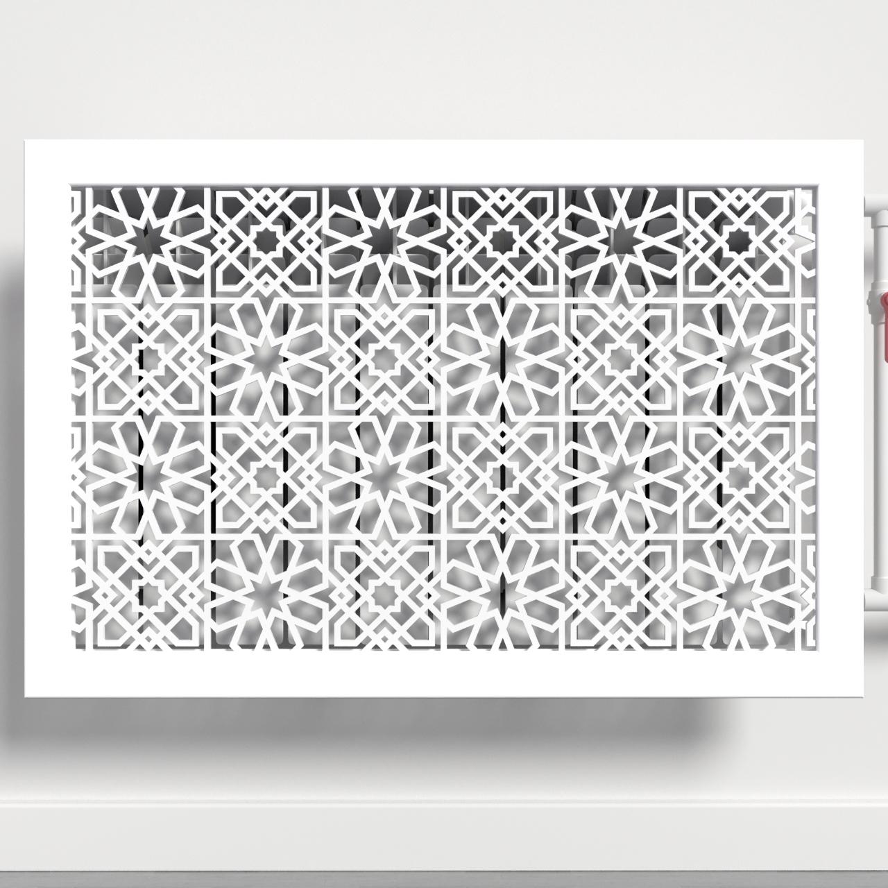 Решетка-экран на батарею SMARTWOOD 1500 мм Белый (R20245104)