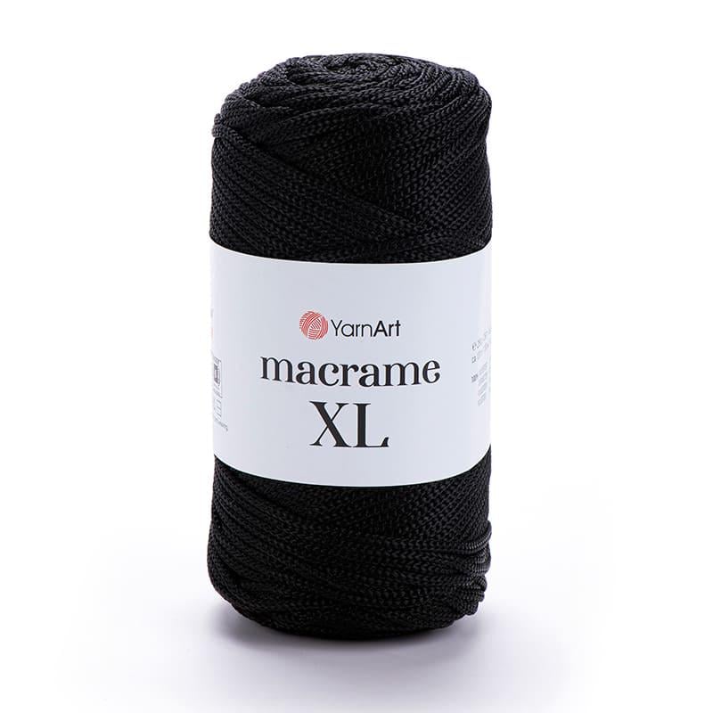 Пряжа YarnArt Macrame XL 148 Черный
