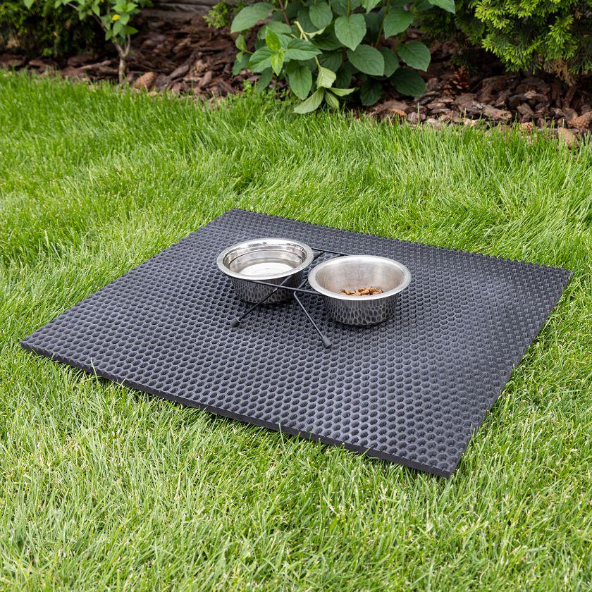 Килимок під миски для домашніх тварин OSPORT 60х50 см Чорний (R-00036) - фото 3 Килимок під миски для домашніх тварин OSPORT 60х50 см Чорний (R-00036) - фото 3