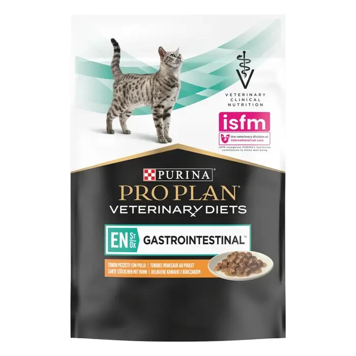 Вологий дієт.корм Purina Pro Plan Veterinary Diets EN Gastroint для котів 10х85 г (8445290093561) Вологий дієт.корм Purina Pro Plan Veterinary Diets EN Gastroint для котів 10х85 г (8445290093561)