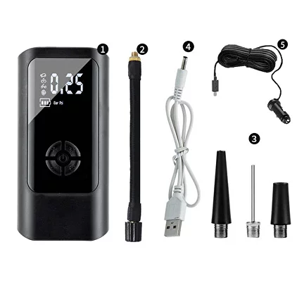 Насос для шин электрический 12 бар с 3 режимами закачки воздуха (KA00838) - фото 3 Насос для шин электрический 12 бар с 3 режимами закачки воздуха (KA00838) - фото 3