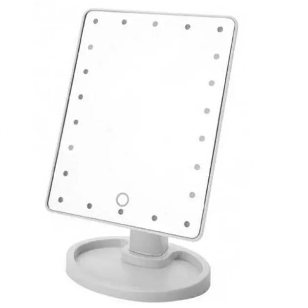 Зеркало с подсветкой Magic Makeup Mirror LED прямоугольное Белый (DR017123)